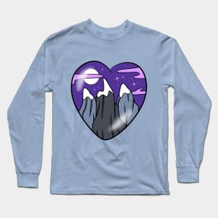 Mountain heart Long Sleeve T-Shirt